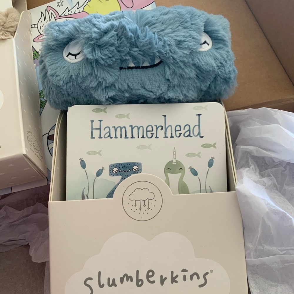Brand new Slumberkin Hammer Head snuggler